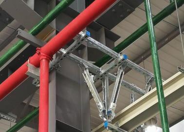 兰州市该抗震支架的整体式支吊架结构协调性好
